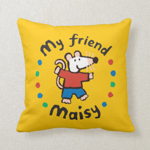 My Friend Maisy Colourful Circle Design Throw Pillow