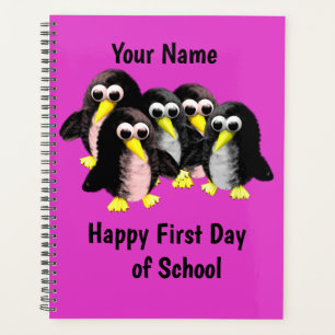 My friend the penguin ,Personalized for kids Planner
