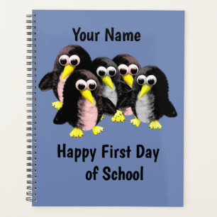 My friend the penguin ,Personalized  for kids Planner