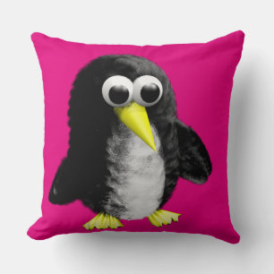 My friend the penguin throw pillow