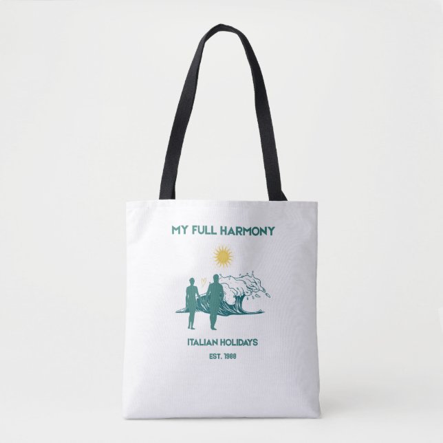 My Full Harmony Luxury Beach Tote Bag (Front)