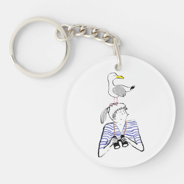 My funny gull. Elea Keychain (Front)