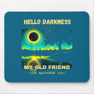 My Funny Hello Darkness Old Friend Solar Mouse Pad