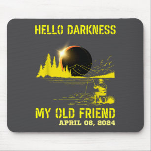 My Funny Hello Darkness Old Friend Solar Mouse Pad