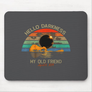 My Funny Hello Darkness Old Friend Total Mouse Pad