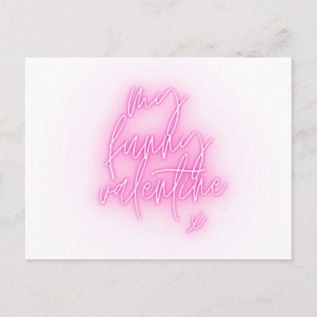 My Funny Valentine Postcard (Front)
