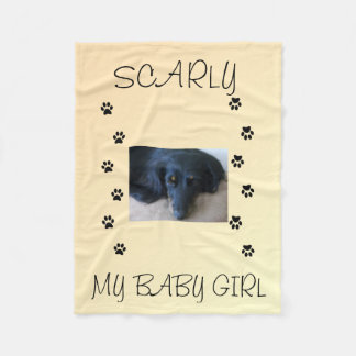 My Fur Babies Peach Glow Fleece Blanket