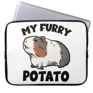 My furry potato guinea pig laptop sleeve