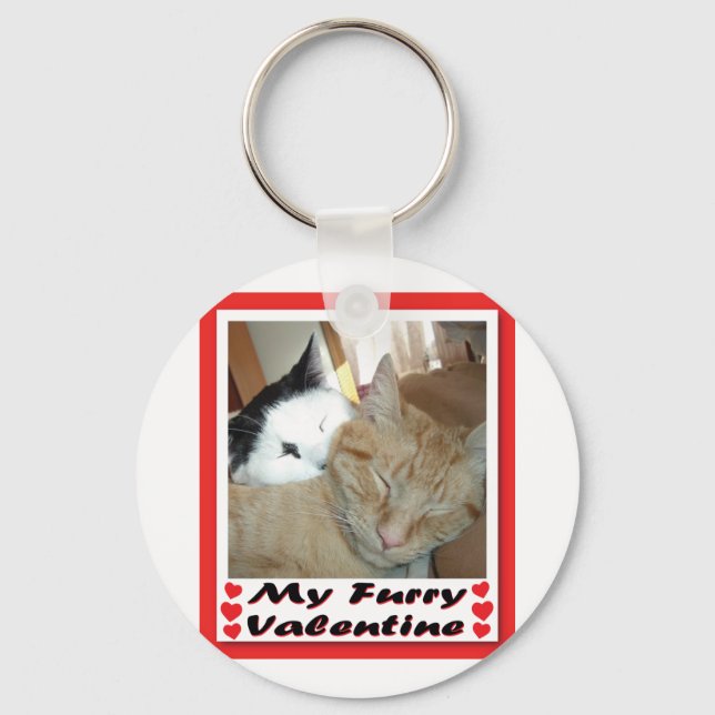My Furry Valentine Keychain (Front)