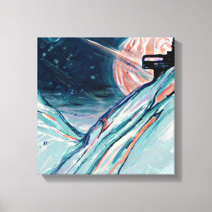 My Future Home in Space Canvas Print