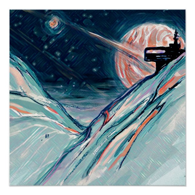 My Future Home in Space Poster (Front)