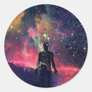 My Galaxy Classic Round Sticker