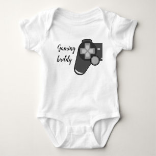 My gaming buddy by Syahikmah Baby Bodysuit