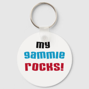 My Gammie Rocks T shirts and Gifts Keychain
