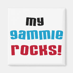 My Gammie Rocks T shirts and Gifts Magnet