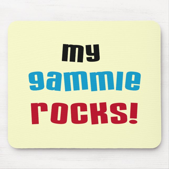 My Gammie Rocks T shirts and Gifts Mouse Pad (Front)