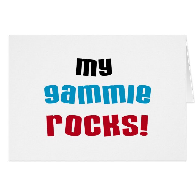My Gammie Rocks T-shirts et cadeaux (Devant horizontal)