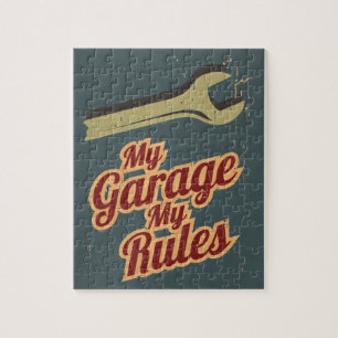 My Garage My Rules Jigsaw Puzzle