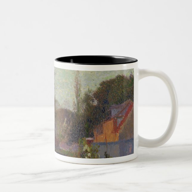 My Garden in Spring Two-Tone Coffee Mug (Right)