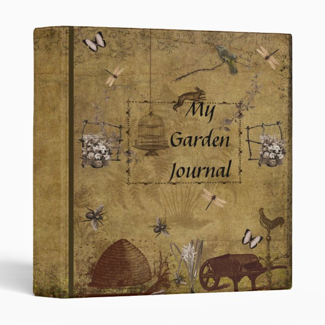 My Garden Journal- Style 1-Binder Binder (Front/Spine)