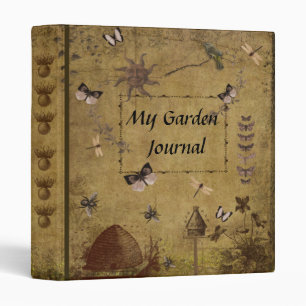 My Garden Journal- Style 3- One Inch Binder