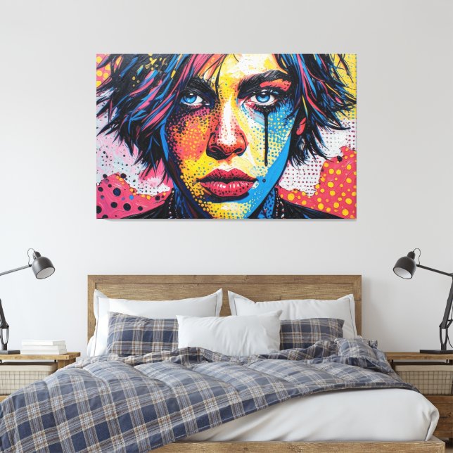 MY GENERATION 10 CANVAS PRINT (Insitu(Bedroom))