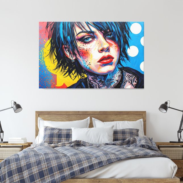 MY GENERATION 4 CANVAS PRINT (Insitu(Bedroom))