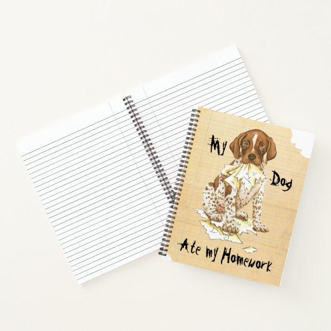 My German Shorthaired Pointer Ate my Lesson Plan Notebook (Inside)