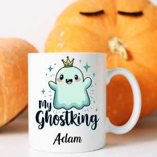 My Ghostking Kawaii Halloween Mug for Boyfriend