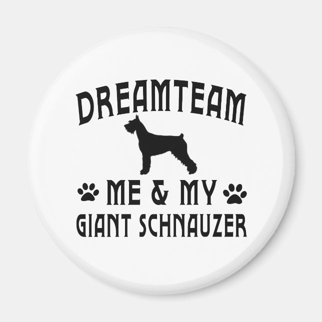 My Giant Schnauzer Dog Magnet (Front)