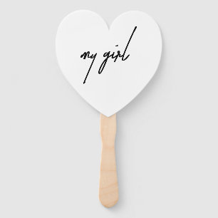 My girl hand fan