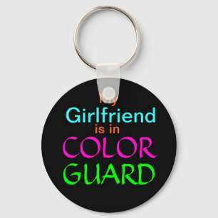 My Girlfriend is in Colour Guard Keychain