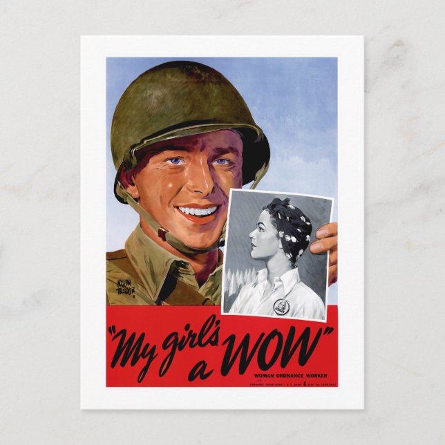 My Girls a Wow Postcard (Front)