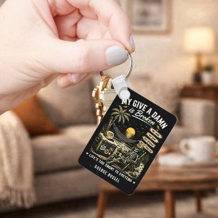 My Give-A-Damn is Broken Life's Too Short Keychain