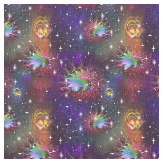 My Glamourous Funky Disco Pattern Fabric (Close Up)