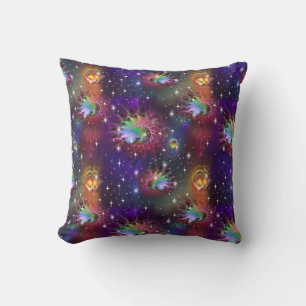 My Glamourous Funky Disco Pattern Throw Pillow