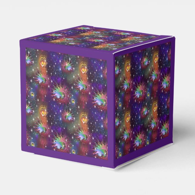 My Glamourous Funky Disco Pattern Wrapping Paper W Favor Box (Back Side)