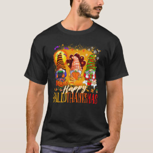 My Gnomies Happy Hallothanksmas Cute Gnomes family T-Shirt