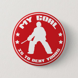 My Goal, Field Hockey Goalie Pin