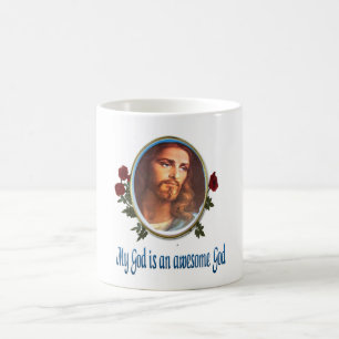 My God is a awesome God Bible verse Magic Mug