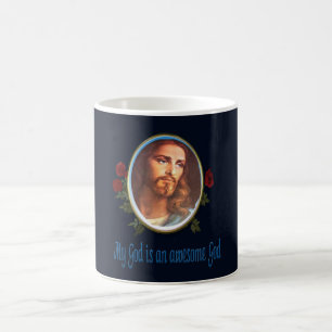My God is an awesome god Christian Mugs