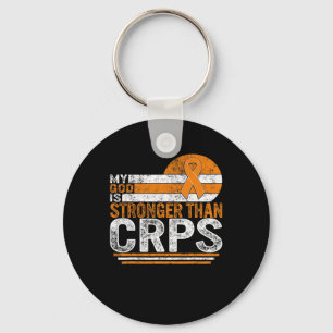 My God Is Stonger Complex Regional Pain Syndrome F Keychain