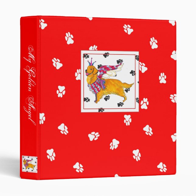 My Golden Angel Memory Book Binder (Front/Spine)