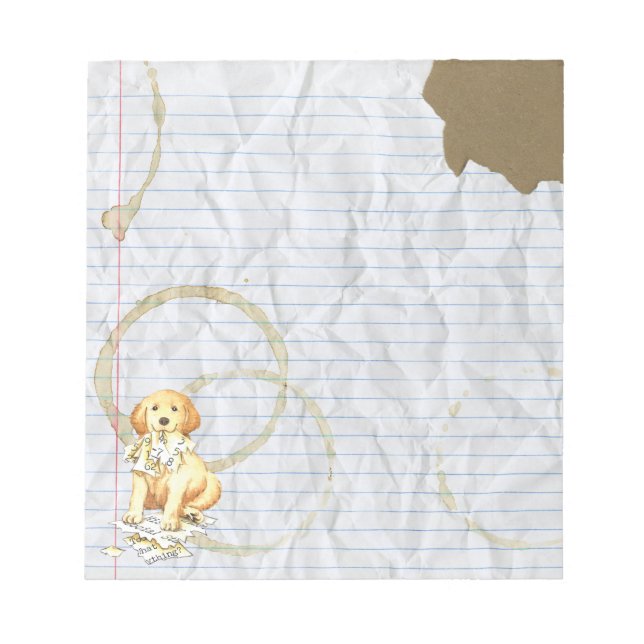 My Golden Ate My Lesson Plan Notepad (Front)