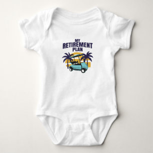 My Golf retirement plan Baby Bodysuit