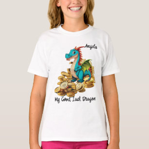 My Good Luck Dragon Customizable Girl's T-Shirt