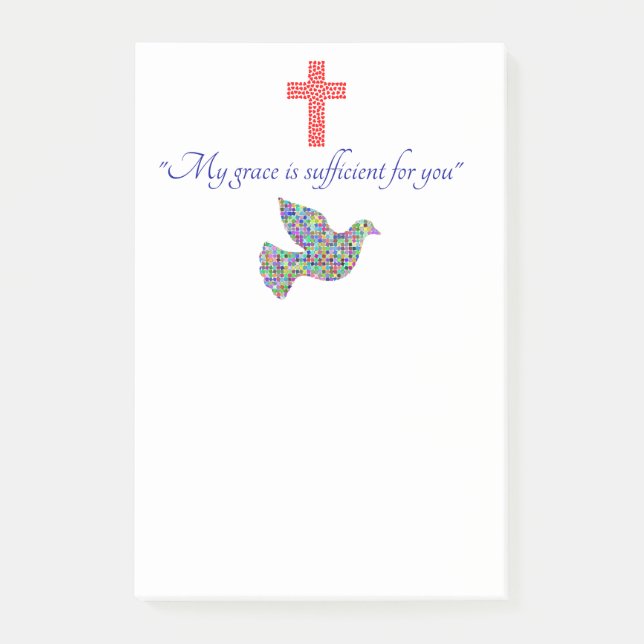 My grace is sufficient for you post it notes (Front)