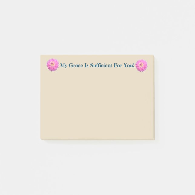 My grace is sufficient for you post it notesi post-it notes (Front)