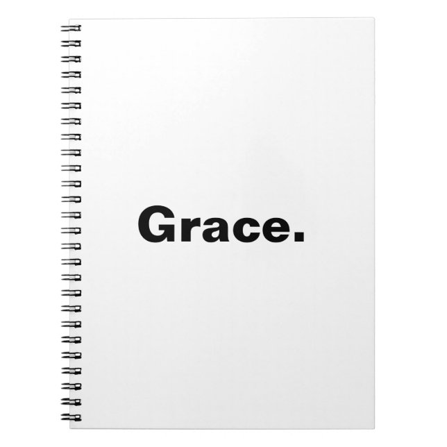 My grace is sufficient... Notebook (Front)