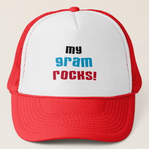 My Gram Rocks T-shirts and Gifts Trucker Hat